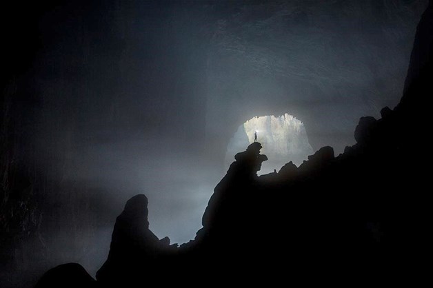 Photographer John Spies: "It is amazing to be 3-4km inside the cave and have daylight illuminate the cave formations. The dimensions of the cave are incredible - and to camp for five nights in the biggest cave in the world is not something most of get to do in our lifetime."