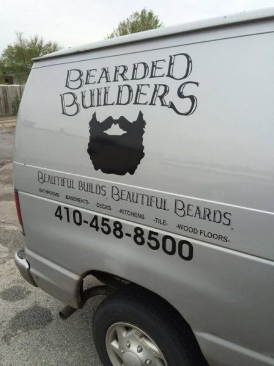 van - Bearded Builders Beautiful Builds Beautiful Beards Toons Basements Decks 4104588500 Kitchens Tile Wood Floors