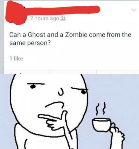 cool pic foot holding coffee meme - 2 hours ago & Can a Ghost and a Zombie come from the same person? 1
