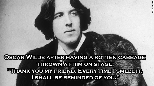 oscar wilde look like - Getty Images Oscar Wilde After Having A Rotten Cabbage Thrown At Him On Stage Thank You My Friend. Every Time I Smell It, I Shall Be Reminded Of You.