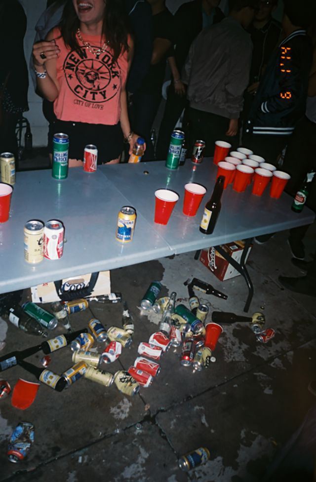 Beer pong in reality.