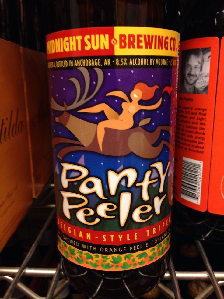 panty peeler - midnight sun brewing co. - Dnight Sun Brewingco Inted In Anchorage, Ak 8.5% Alcohol By Volume y orange Og and final and Light and the 118036910202 Pened With AnStyle Le Trip Th Orange Peel Eel E Corian