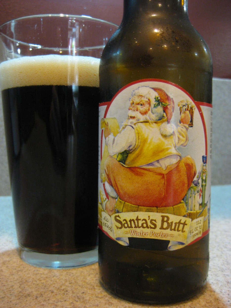 funny named beer - Santa's Butt Winter Porter