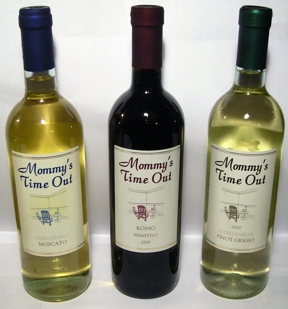 wine names - Mommy's Time Out Mommy Time Out Mommy's "lime Out 2010 Rosso Primitivo 2009 Garganega Pinot Grigio Garganega Moscato