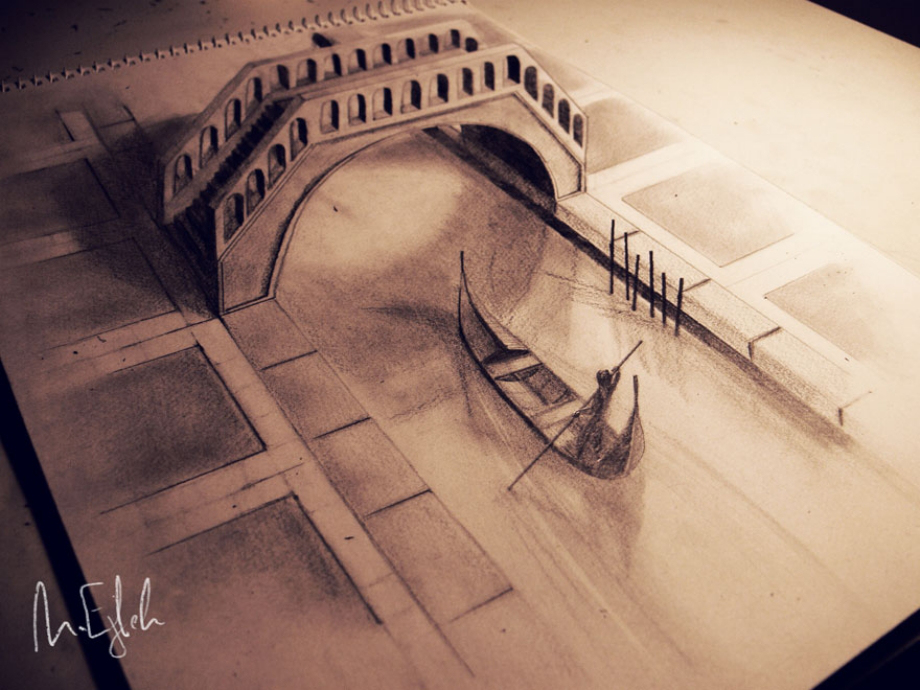 Stunning 3D pencil art that leap off the page