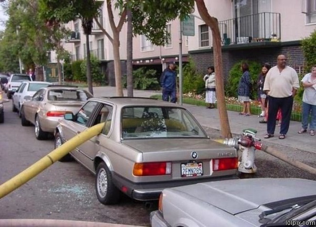 fail parking in front of fire hydrant - ZEMN285 Tolpixeom