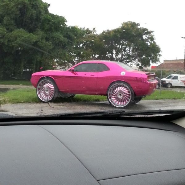 You see the strangest vehicles on the road
