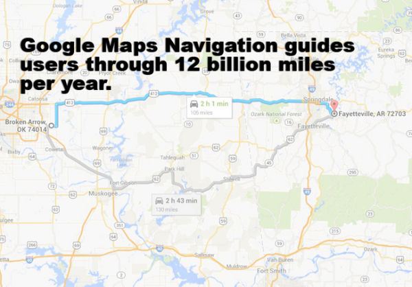 15 Interesting facts about google maps