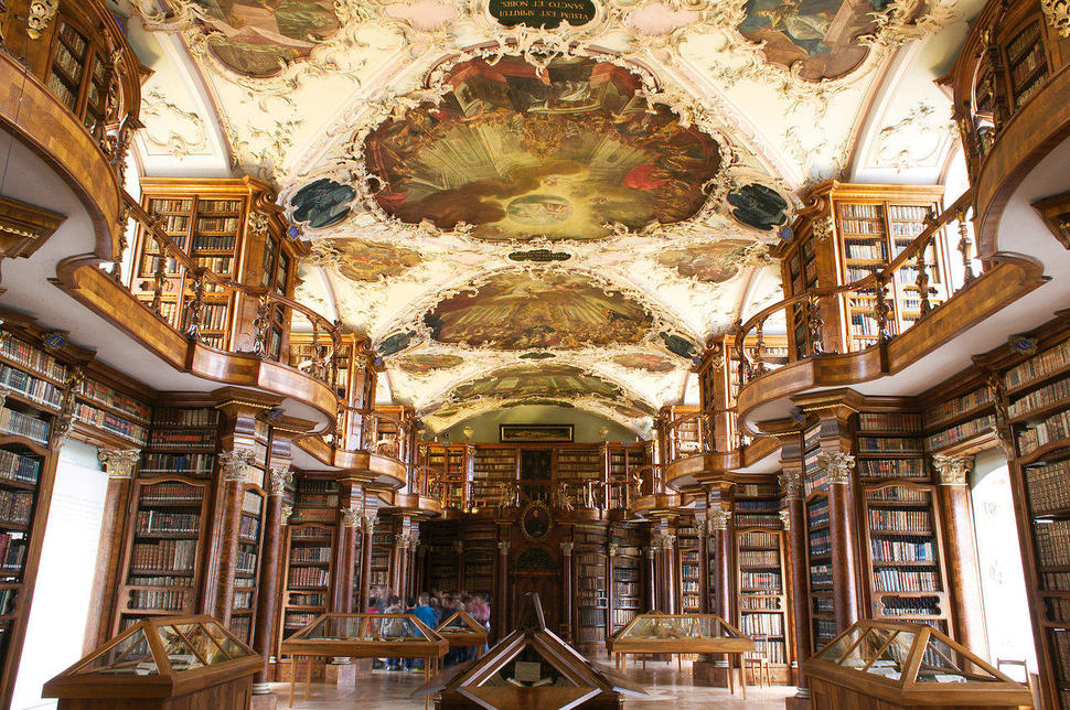 abbey library of st gallen switzerland