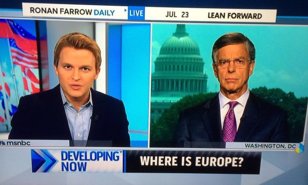 missing in action - Ronan Farrow Daily Live Jul 23 Lean Forward smsnbc Washington, Dc Developing Now Where Is Europe?