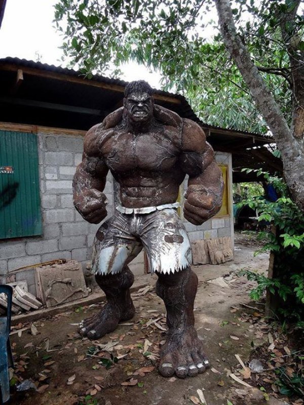 scrap metal art metal hulk