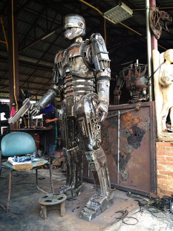 scrap metal art