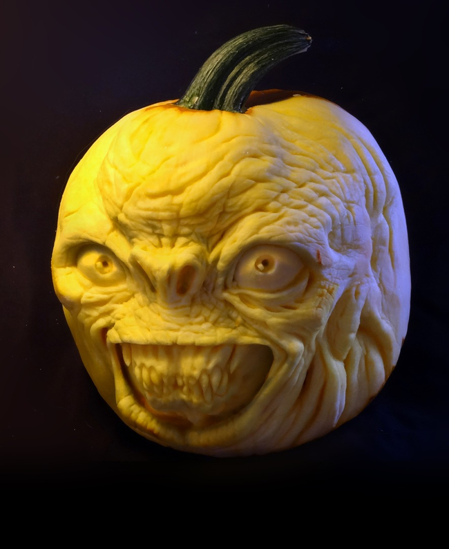 scariest pumpkin carving