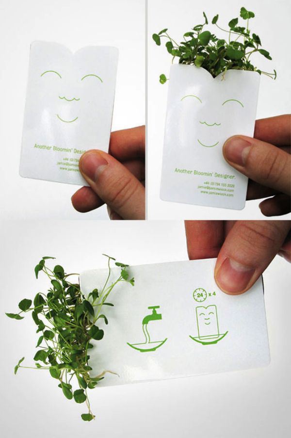 business cards with seeds - Another Bloomin' Desi Another Bloomin' Designer Al