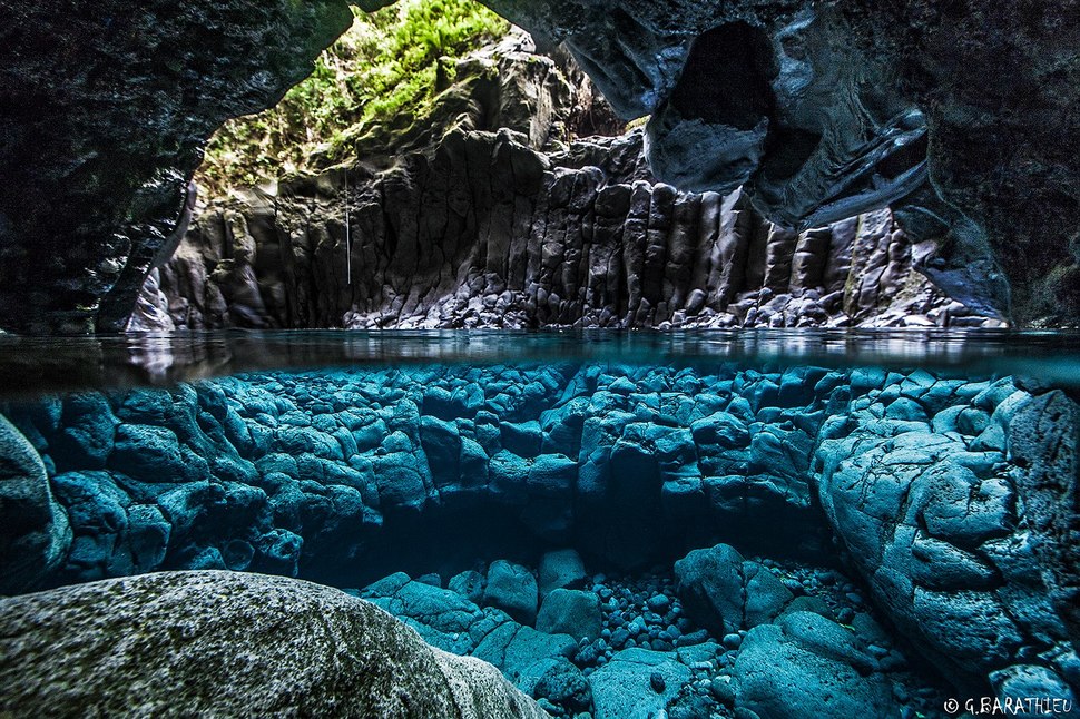 underwater water cave - G.Barathieu