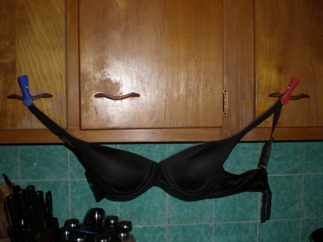 You'll find bras in all sorts of crazy places.