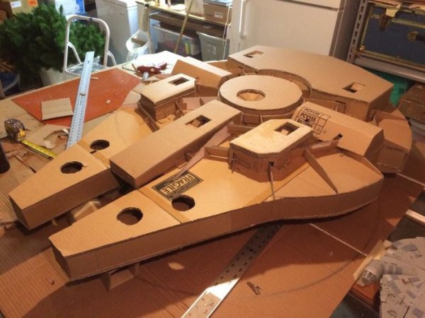 Man Builds His Own Millennium Falcon