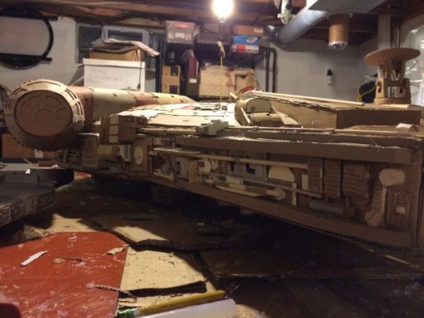 Man Builds His Own Millennium Falcon