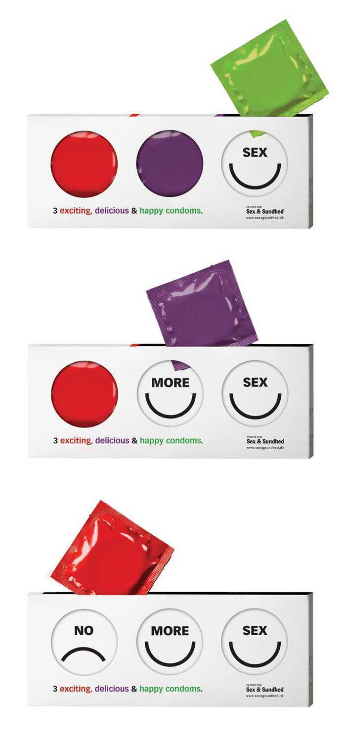 interactive packaging design 2018 - Sex 3 exciting, delicious & happy condoms. Centrom Sex & Sundhed Wesprindhed.dk More Sex 3 exciting, delicious & happy condoms. Sex & Sundhed Segundhed.dk No More Sex 3 exciting, delicious & happy condoms. Cer Sex & Sun