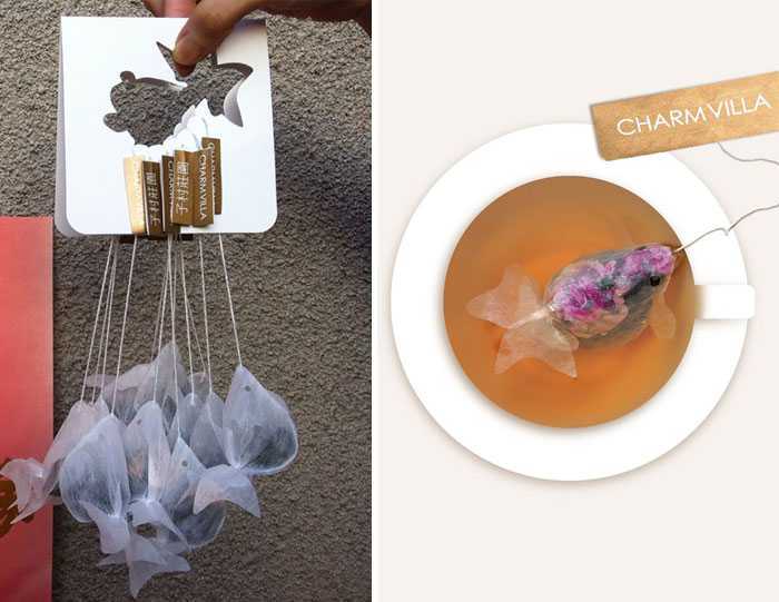 tea bags packaging design