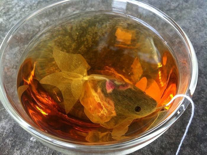 goldfish tea bag