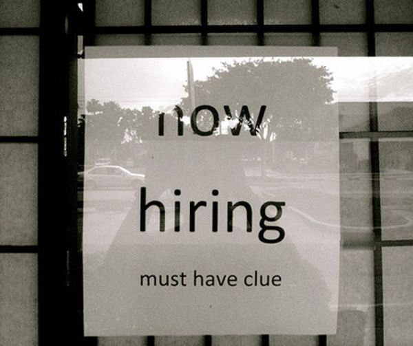 14 Hilarious "Now Hiring" Signs