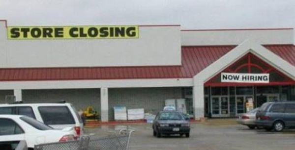 funny now hiring signs - Store Closing Now Hiring