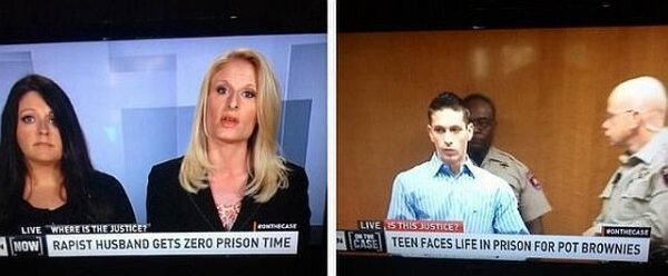 justice system a joke - Live Where Is The Justice? Contecase Now Rapist Husband Gets Zero Prison Time Live Us This Justice Tense Teen Faces Life In Prison For Pot Brownies