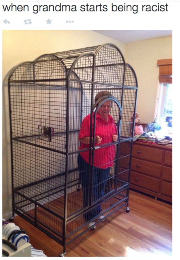 tumblr - grandma is being racist - when grandma starts being racist