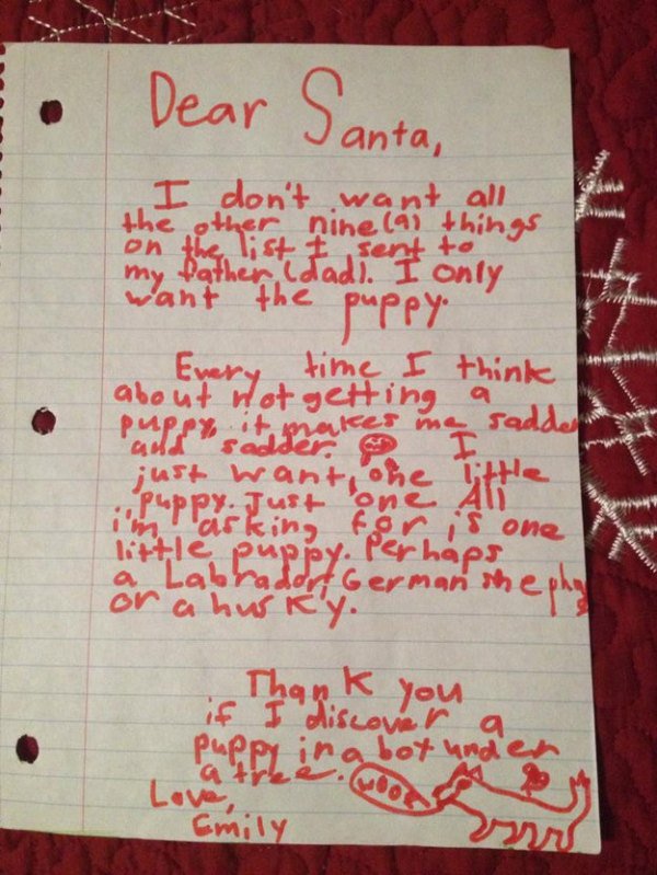 20 funny letters to santa