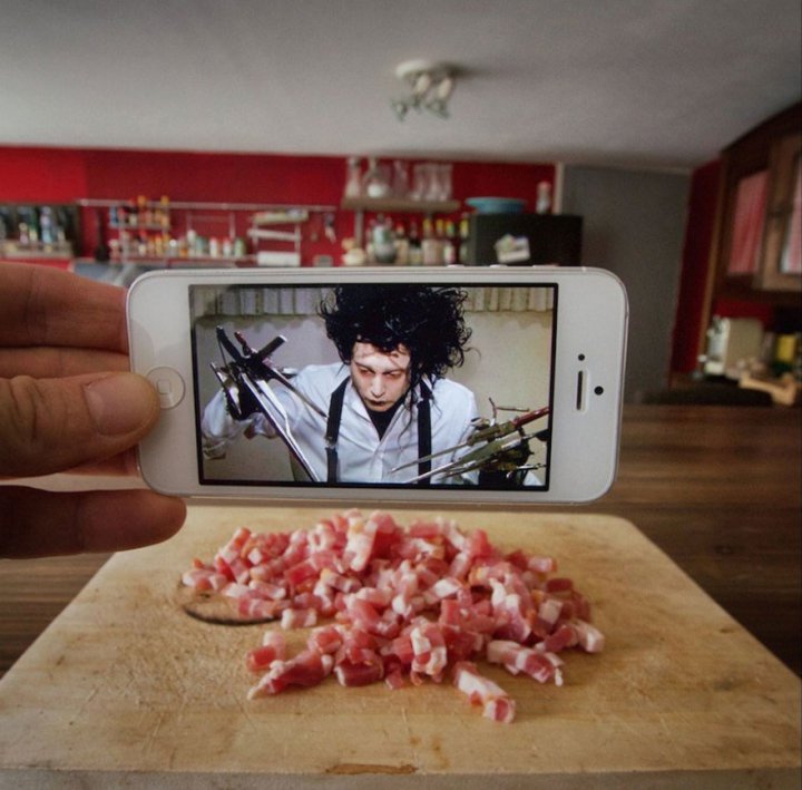 18 Movie Scenes Superimposed Into Real Life Situations