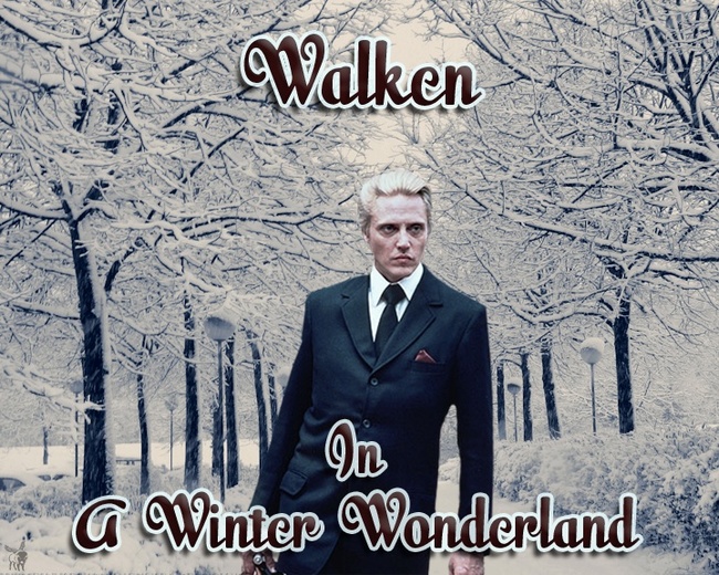 christmas puns - christopher walken in a winter wonderland - Walken In a Winter Wonderland