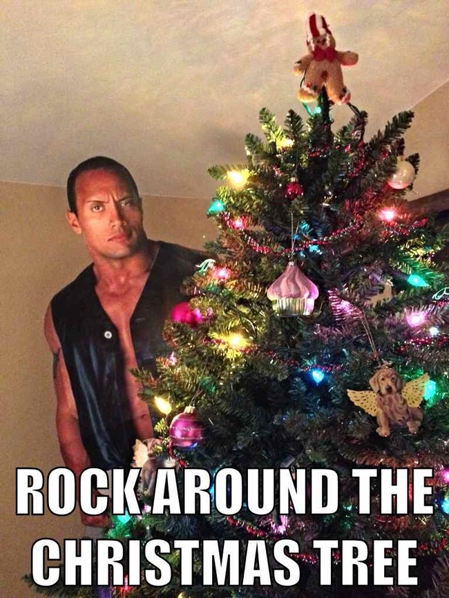 christmas puns - rock around the christmas tree - Rock Around The Christmas Tree