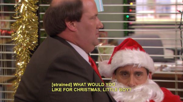 Nobody does Christmas quite like Michael Scott