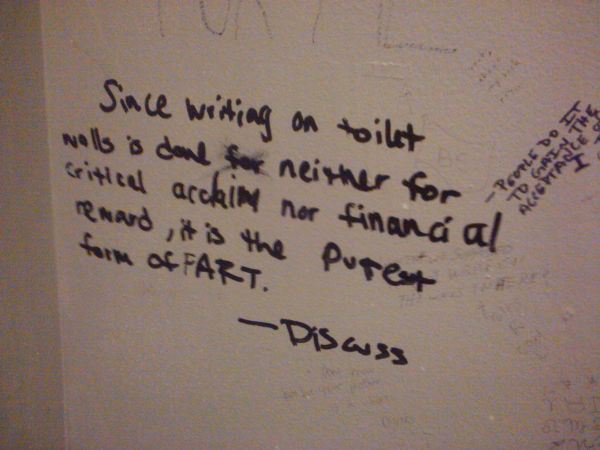 31 Perfect Bits of Bathroom Graffiti