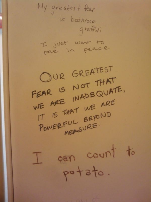 31 Perfect Bits of Bathroom Graffiti