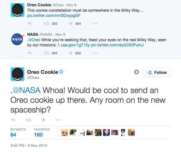 25 tweets from company twitter accounts