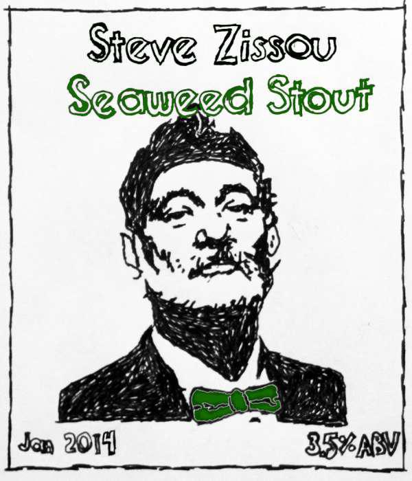 bill fucking murray - Steve Zissou Seaweed Stout 35%Abv