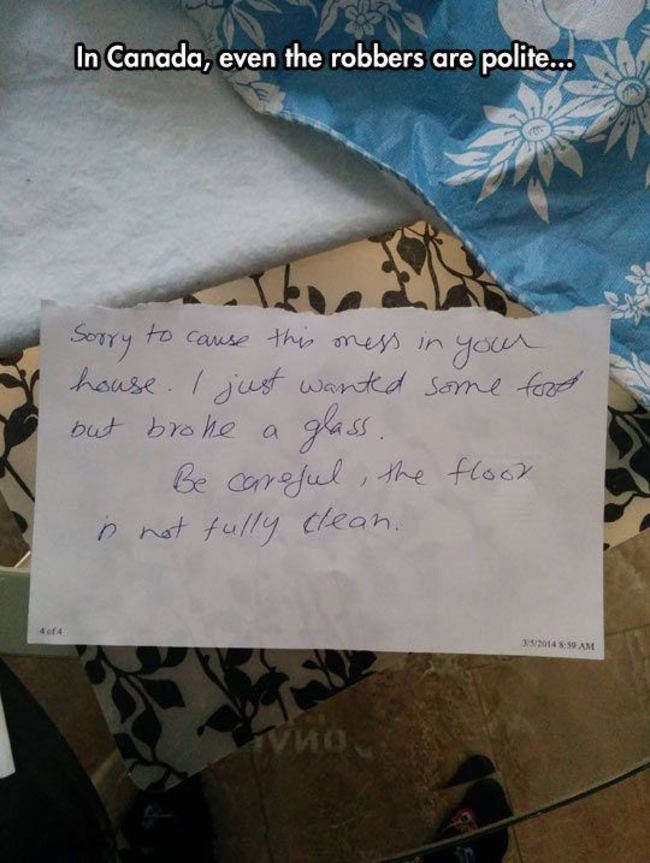 32 reasons Canadians are too nice