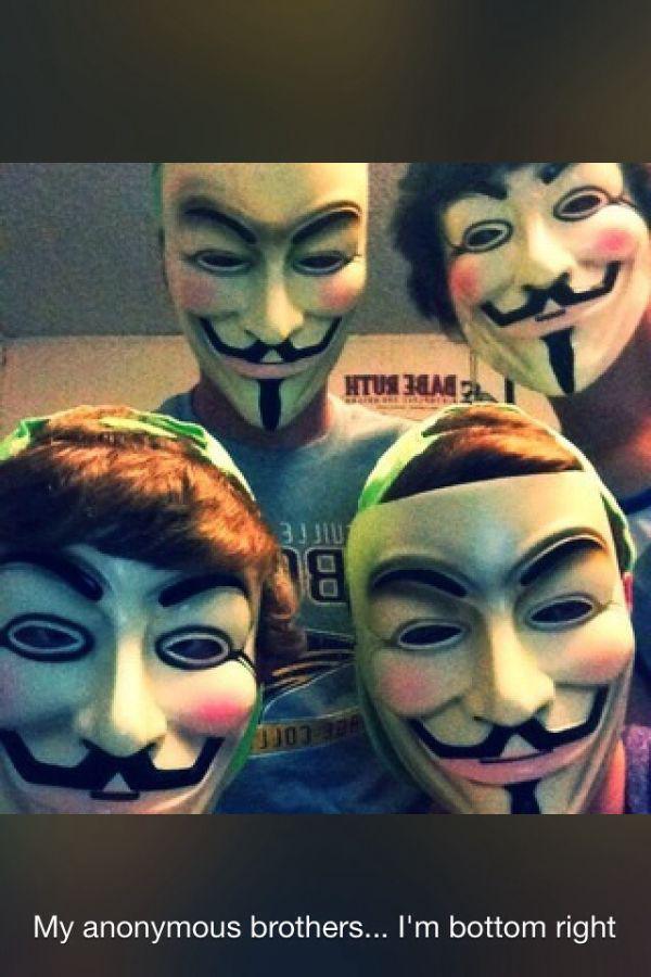 head - Htuanal My anonymous brothers... I'm bottom right