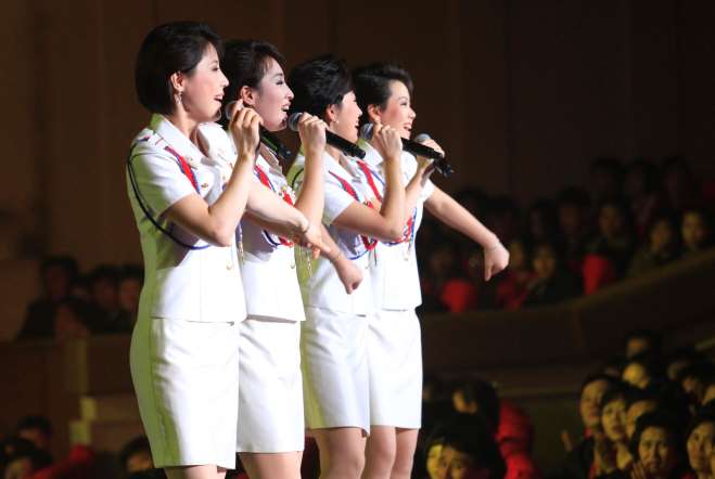 Jong-un handpicked singers to form North Koreas first all-female music group Moranbong Band. The group made their debut in 2012.