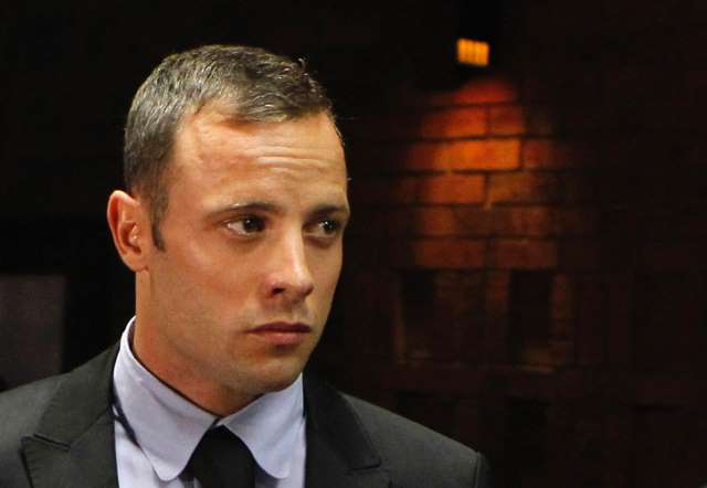 OSCAR PISTORIUS-The Paralympian was handed a five year sentence for the culpable homicide of his girlfriend Reeva Steenkamp. He began serving his time in October 2014.