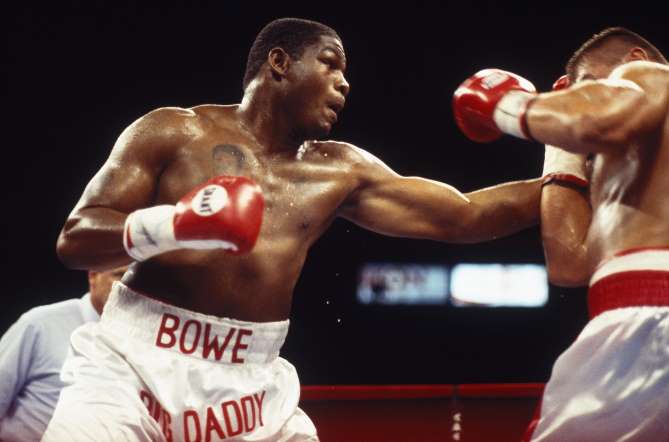 RIDDICK BOWE-Another boxer Riddick Bowe was found guilty of kidnapping his wife and kids and was convicted for 18 months.