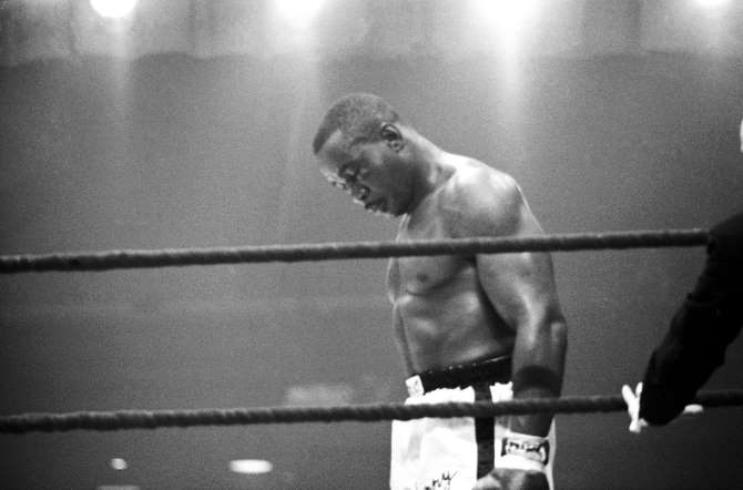SONNY LISTON-Former heavyweight champion Sonny Liston was convicted of robbery in his youth, before becoming a professional boxer. Liston received a prison sentence of five years in 1950.