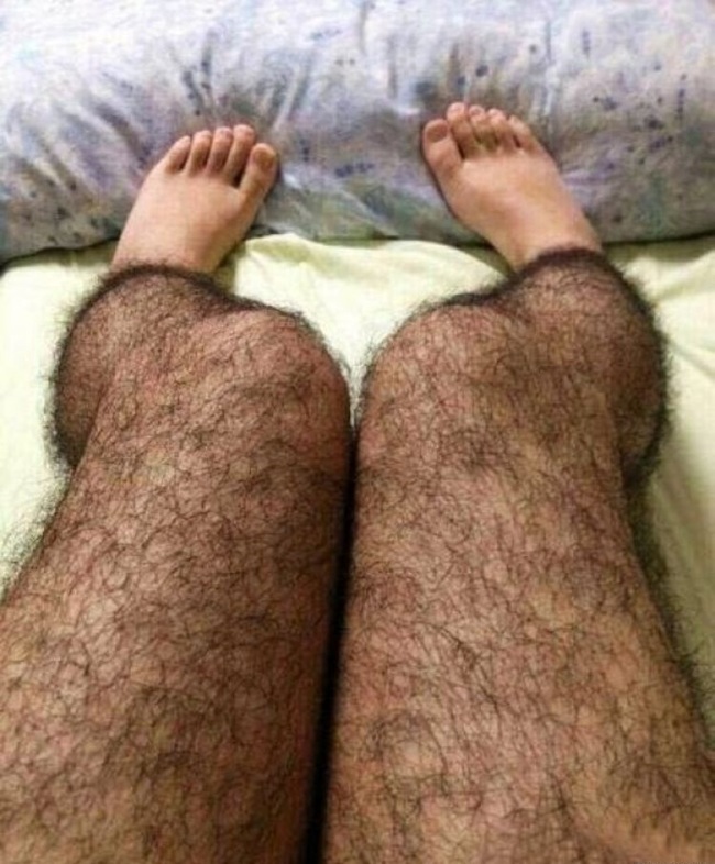 The first time you do it after you've gone a while without shaving