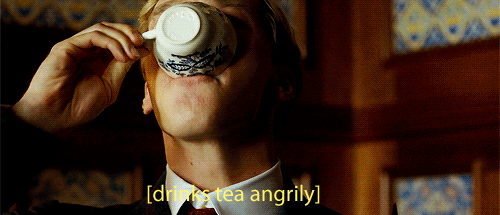 drinks tea angrily gif - dr dei tea angrily tea angrily