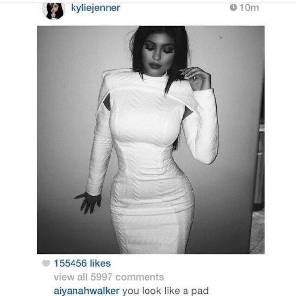 kylie jenner white dress - kyliejenner 10m 155456 view all 5997 aiyanahwalker you look a pad