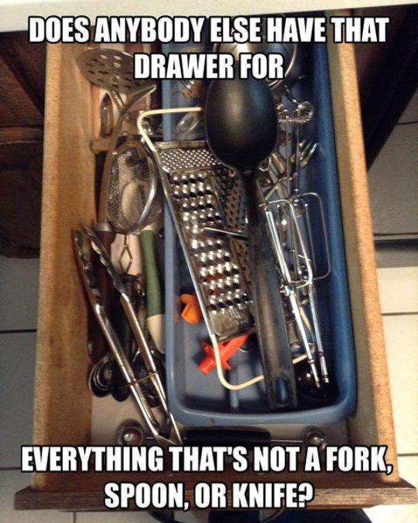 brass instrument - Does Anybody Else Have That Drawer For Everything That'S Not A Fork Spoon, Or Knife?