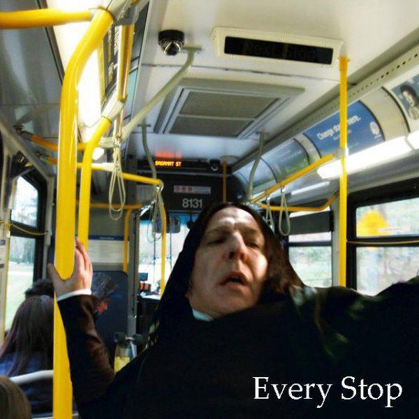 snape bus meme - 8131 Every Stop