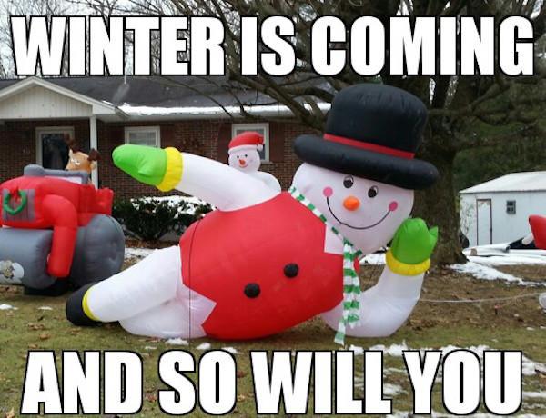 inflatable - Winter Is Coming And So Will You